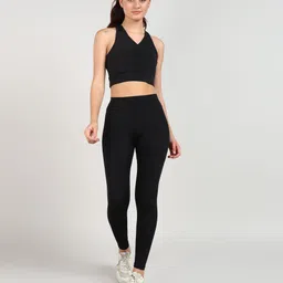 nexstep Solid Women Black Tights image 5