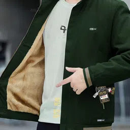 futse peno Men Self Design Casual Jacket image 1