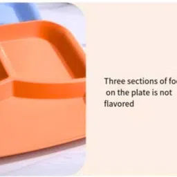 sugaalsu Durable 3-Compartment Food Serving Plates – BPA-Free, Dishwasher Safe Divided_ Sectioned Plate image 5