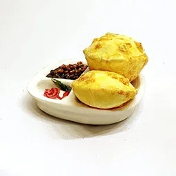 the monumet shop Chole-Bhature Fridge Magnet, Door Magnet, Kitchen Organiser Magnet, Multipurpose Office Magnets Pack of 1 image 3