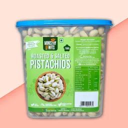 Mininstry Of Nuts Premium Californian Roasted & Salted Pistachios 750g Value Pack | Pista Dry Fruit, Shelled Nuts Super Crunchy & Delicious Healthy Snack | Vitamins & Minerals Rich | Pista 750g-image-4