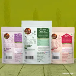 Desi Nutri Idly Upma Rava Sprouted Ragi Kit | Multi Millet Idly, Upma Rava and Sprouted Ragi Kit Combo Pack – 450gms Each image 2