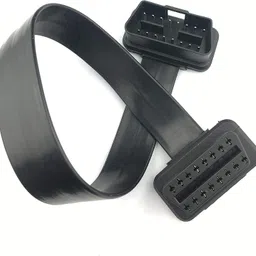 xsentuals 16pin OBD II OBD2 Male to Female Extension Cable 30cm OBD Reader image 2