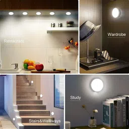 NEWOUTLATE Led Motion Sensor Light, USB Rechargeable Nightlight, For Home, Stairs, Kitchen Smart Sensor Light image 2