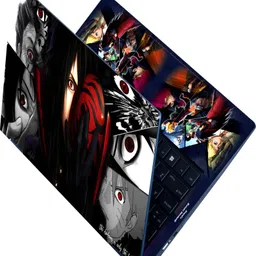 Anweshas Full Body Laptop Skin Fits Size Upto 15.6 Inches - Anime Uchiha Clan Wallpaper Self Adhesive Vinyl Reusable Laptop Skin Compatible for 15.6 inch-picture-40