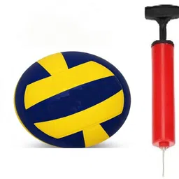 clark Pu volleyball with inflig air pump Volleyball - Size: 4-picture-35