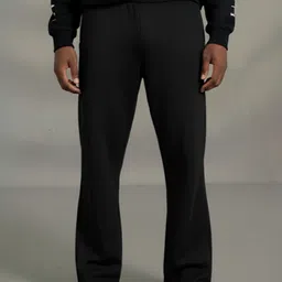 dockstreet Men Striped Black Track Pants image 3