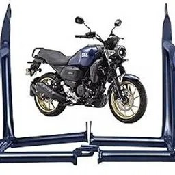 autobrand Heavy Quality Metal Crash Guard with 4 Slider Compatible for Yamaha FZX (Black) image 1