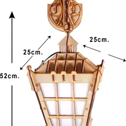 nexat Wall Hanging Pendant Light Ceiling Decorative Chandelier Light Lamp for Living Room, Home, Balcony Bedroom, Jumar Lighting for Home Décor J1908 Chandelier Ceiling Lamp image 3