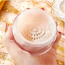 florero Setting makeup Loose Powder Instant Oil Control Non-cakey Compact image 3