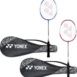 yonex ZR 100 Light Kit Blue, Red Strung Badminton Racquet image 5