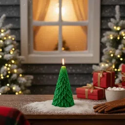garden king Evergreen Scented Christmas Tree Candle image 4