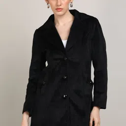 razimen tweed Solid Coat For Women-picture-17