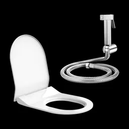 plantex Polypropylene, Brass Toilet Seat Cover-picture-30