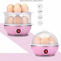 soflin Double Layer Electric Egg Boiler Double Layer Electric Egg Boiler, Cooker, Poacher and Milk Boiler Egg Cooker (Multicolor, 14 Eggs) Egg Cooker image 4