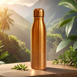 anandi traders copper 750 ml Water Bottle image 2