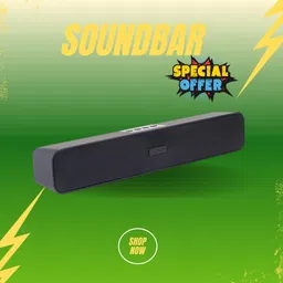 FRONY Bluetooth Soundbar Speaker 12Hrs Playback, HD Stereo for Phone/PC/TV/Laptopi31 20 W Bluetooth Soundbar-picture-19