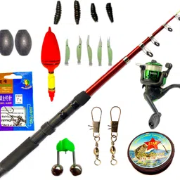 old fish 7ft (210cm) Fishing Rod and Reel Combo Set Blue Fishing Rod F stick Multicolor Fishing Rod-picture-18