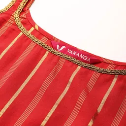 varanga Women Pure Cotton Kurta Pant Set image 4