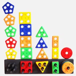 sky global Geometric Shapes - Five Column Blocks Educational & Learning Toy-picture-44