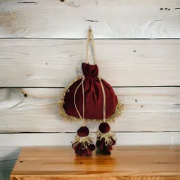 rnt Women Maroon Potli image 2