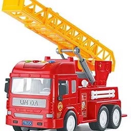Friction Power Version Fire Fighter Truck With Light & Sound RP231-image-28