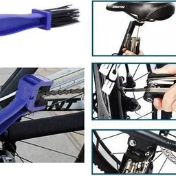 rebound Combo of Chain Cleaner Brush and 15 in 1 Multi-function Tools Kit Spoke Wrench Cycling Bicycle Chain Cleaner Brush & Tool Kit image 5