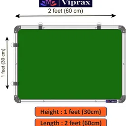 viprax Non Magnetic Melamine Genius Non-magnetic Chalkboard 1x2 Feet (Pack of 1) Whiteboards-picture-18