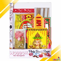 wobbox Annaprashan Props, Annaprashan Banner, Annaprashan Decoration Items(49) Photo Booth Board image 5