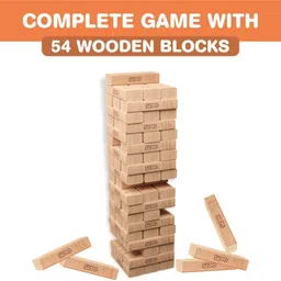 clapjoy Slido Stacking and Tumbling Tower Game for Kids Ages of Age 5+ Years image 2