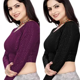 Round Neck Women Blouse-image-65