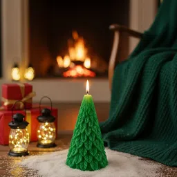 garden king Evergreen Scented Christmas Tree Candle image 5