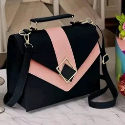 a2z creations Black, Black Women Sling Bag Black Sling Bag | Latest Fashionable Women shoulder bag. image 5