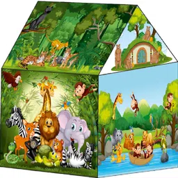 devamcreation Prtesents Jungle Zoo tant House for the littile kids image 2