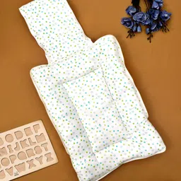mom's home Baby Organic Cotton Muslin Sleeping cum carrying Nest Bag- Heart- 0-11 Months Sleeping Bag image 5