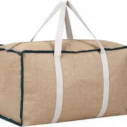 DOUBLE R BAGS Heavy Duty Extra Large Storage Bag, Moving Bag Tote, Blanket Clothes Organizer Jute Laundry Bag-image-36