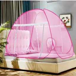 kiwon Pink tent double bed Nylon Washable Infants Mosquito Net-picture-16