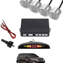 aarsh stores NW_Universal 4 Silver Reverse Parking Sensor-AF25A245 NW_Universal 4 Silver Reverse Parking Sensor-AF25A245 Parking Sensor image 1