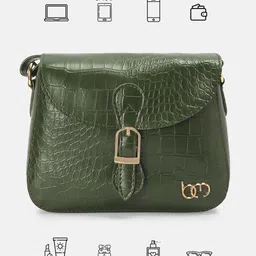 Bagsy Malone Textured Structured Sling Bag image 4