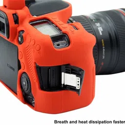 digiclicks Silicone Cover Protective Camera Case Cover for Canon 80d-REDCamera Bag image 3