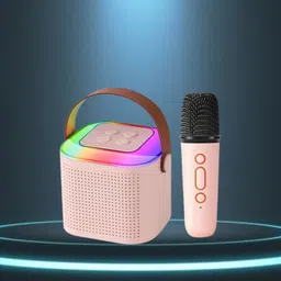 GUGGU Y1 (PORTABLE WIRELESS SPEAKER) With Karaoke Mic and High Quality SoundA400 10 W Bluetooth Laptop/Desktop Speaker-picture-17