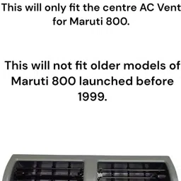 auto-ex AC Centre Vent Cap Grill For Maruti 800 (1999 to 2014) Car A/C Control Unit image 2
