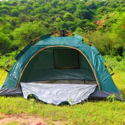house of common Amazing Comfortable Automatic Captian 1-2 Person Waterproof Tent - For Camping, hiking, Picnic, Useful for Outdoors, For All Age Group, For 2 Person image 3