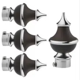 mahadev industries Black Curtain Knobs Metal-picture-39