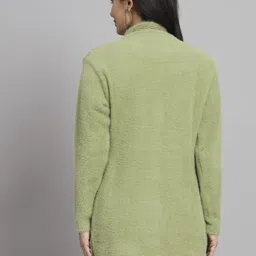 asdf Wool Blend Embroidered Coat For Women image 2