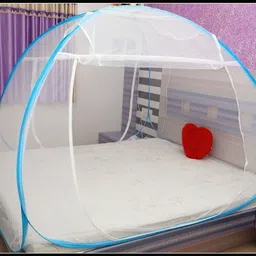 adbra Polyester Adults Washable Foldable King Size with Free Saviours Mosquito Net image 3