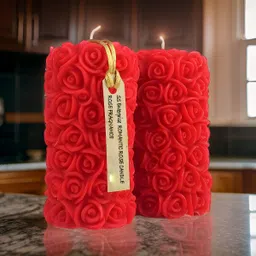 ss enterprise Rose Scented Candle | Church-Spa Candle, Restaurant | Perfect for Romantic Night Candle image 2