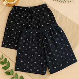 zakhifashion Pack of 2 Printed Women Multicolor Regular Shorts-picture-11