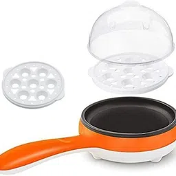 queryzen Multifunction 2 in 1 Electric Egg Boiler With Fry Pan Non-Stick Omelet Maker Electric Egg Cooker Egg Cooker-picture-12