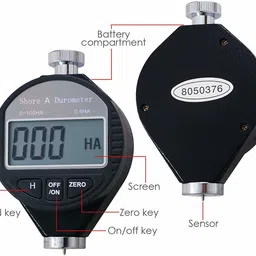 divinext Digital Shore A Durometer Scale Digital Hardness Tester Digital Rubber Meter Dial Indicator image 2